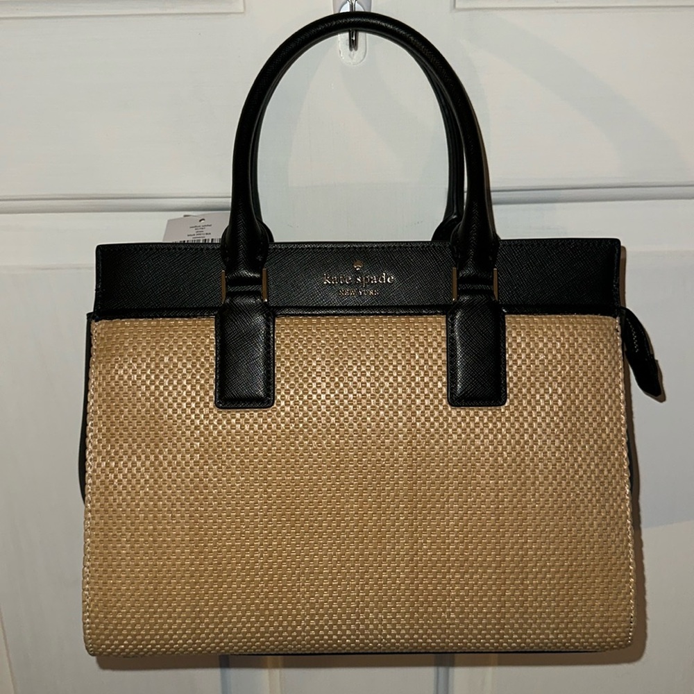 ‼️SALE‼️ NWT Kate Spade New York Cameron Street Candace Raffia Satchel